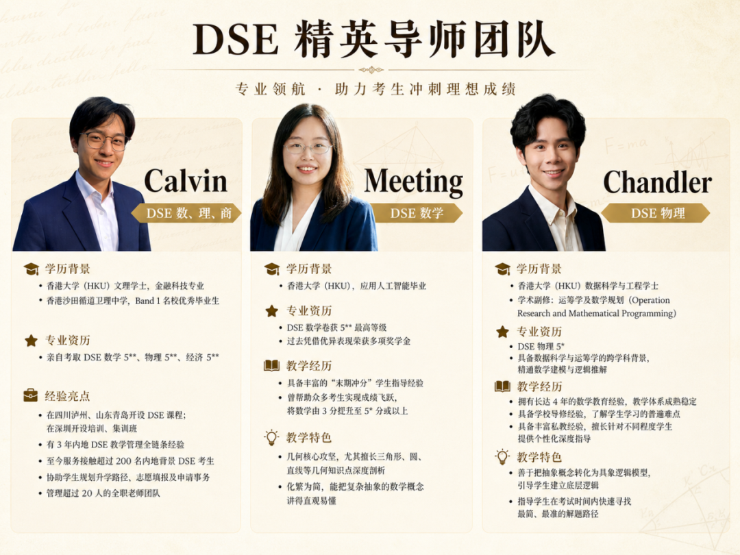WeWrites 导师凭证卡:Calvin、敏婷、Chandler 亲夺 DSE 5**
